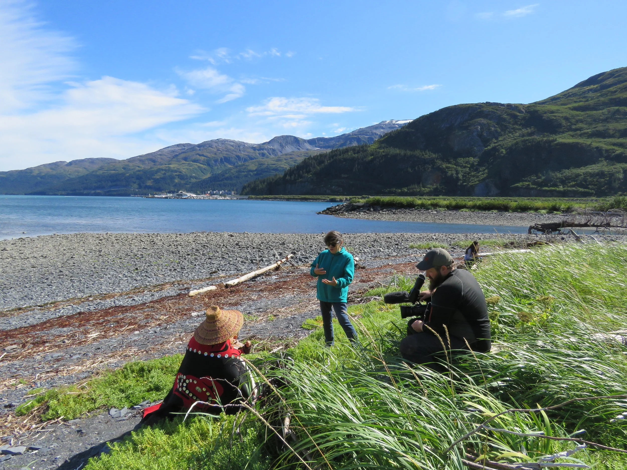 KarenJeremy Blake and Desiree on shore.jpg