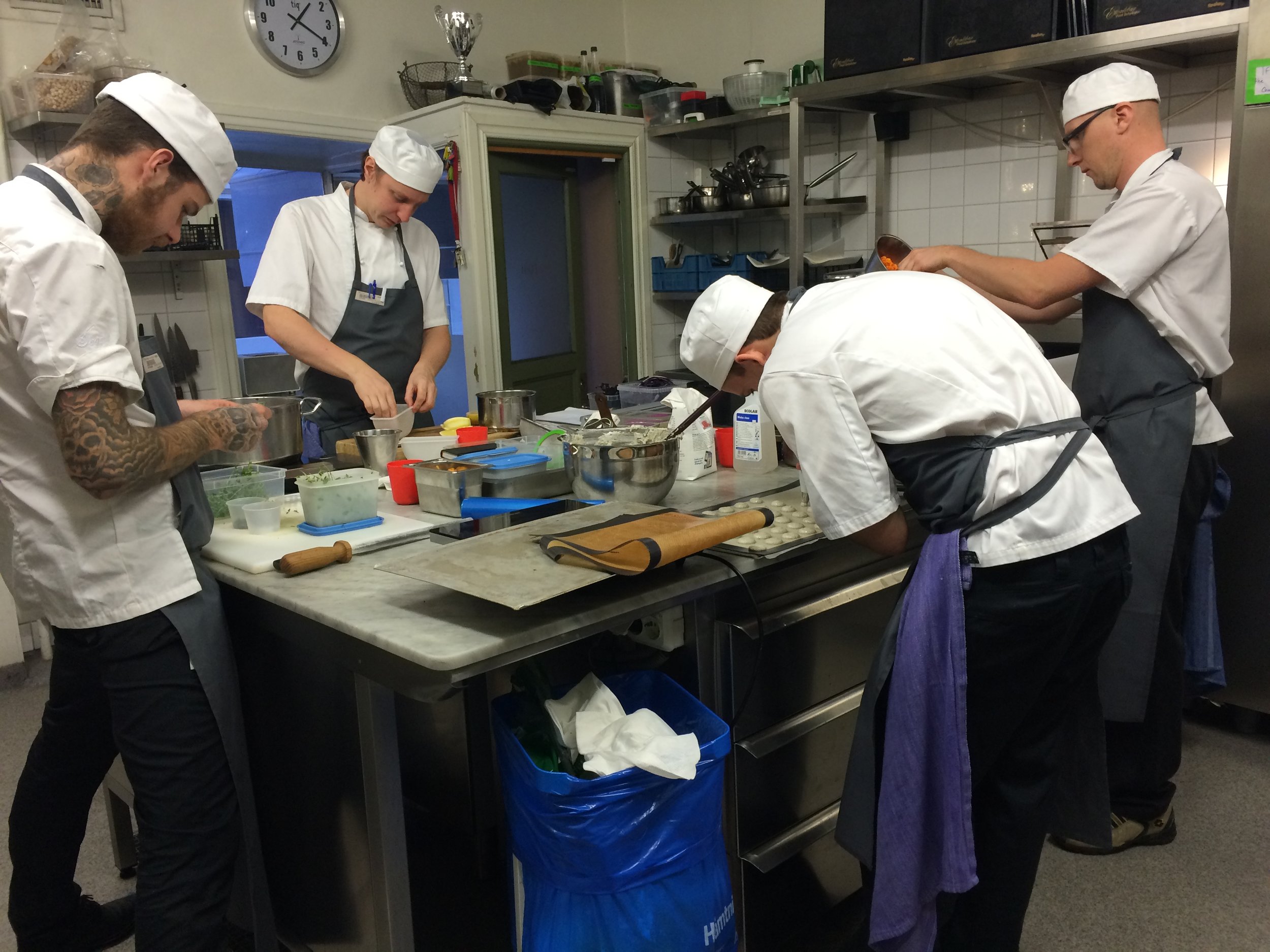 Praktikant på sin egen arbetsplats