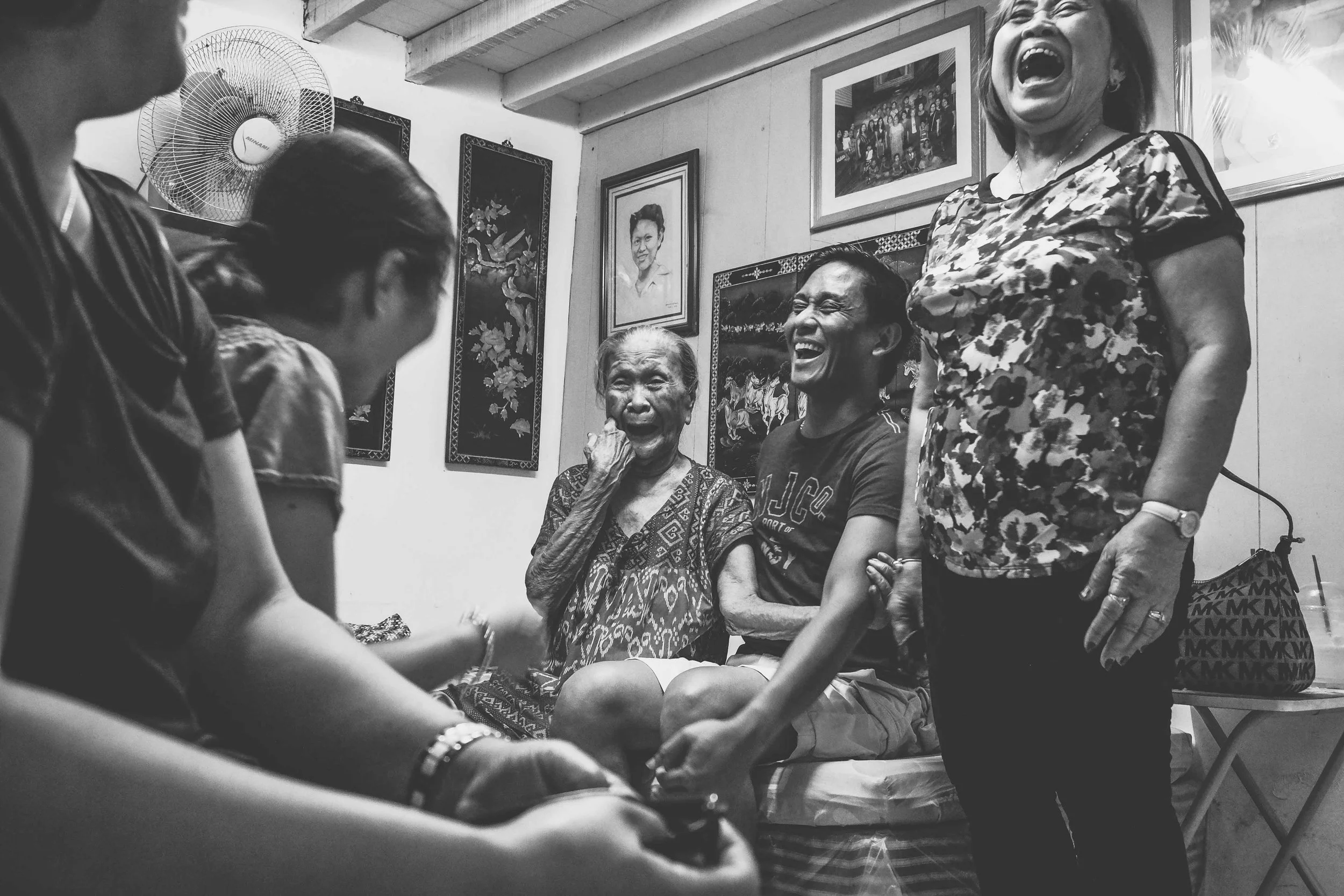 People of all ages laughing. The Navigators bring joy and hope to their surrounding environments.