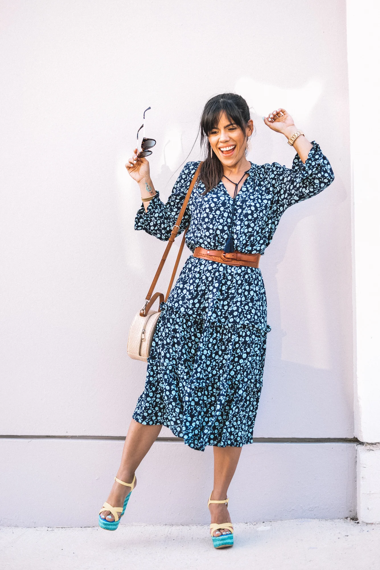 DRESS from H&M, shop similar look here BELT from THREDUP, shop here