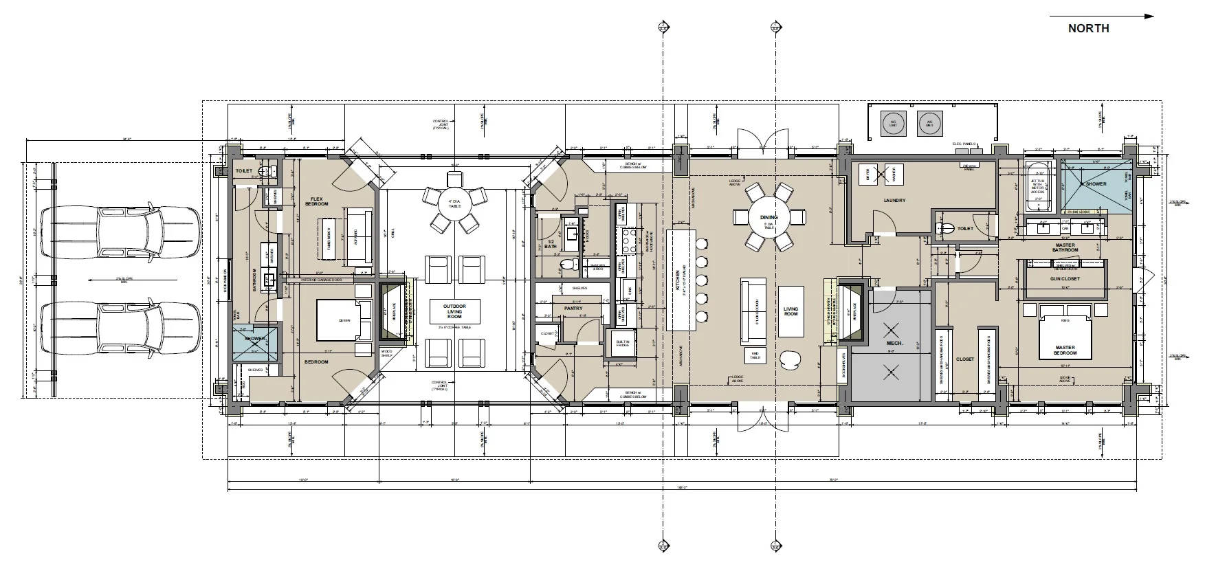 Teague Ranch, Bremond, Texas, Construction phase (HagsBy Architecture)