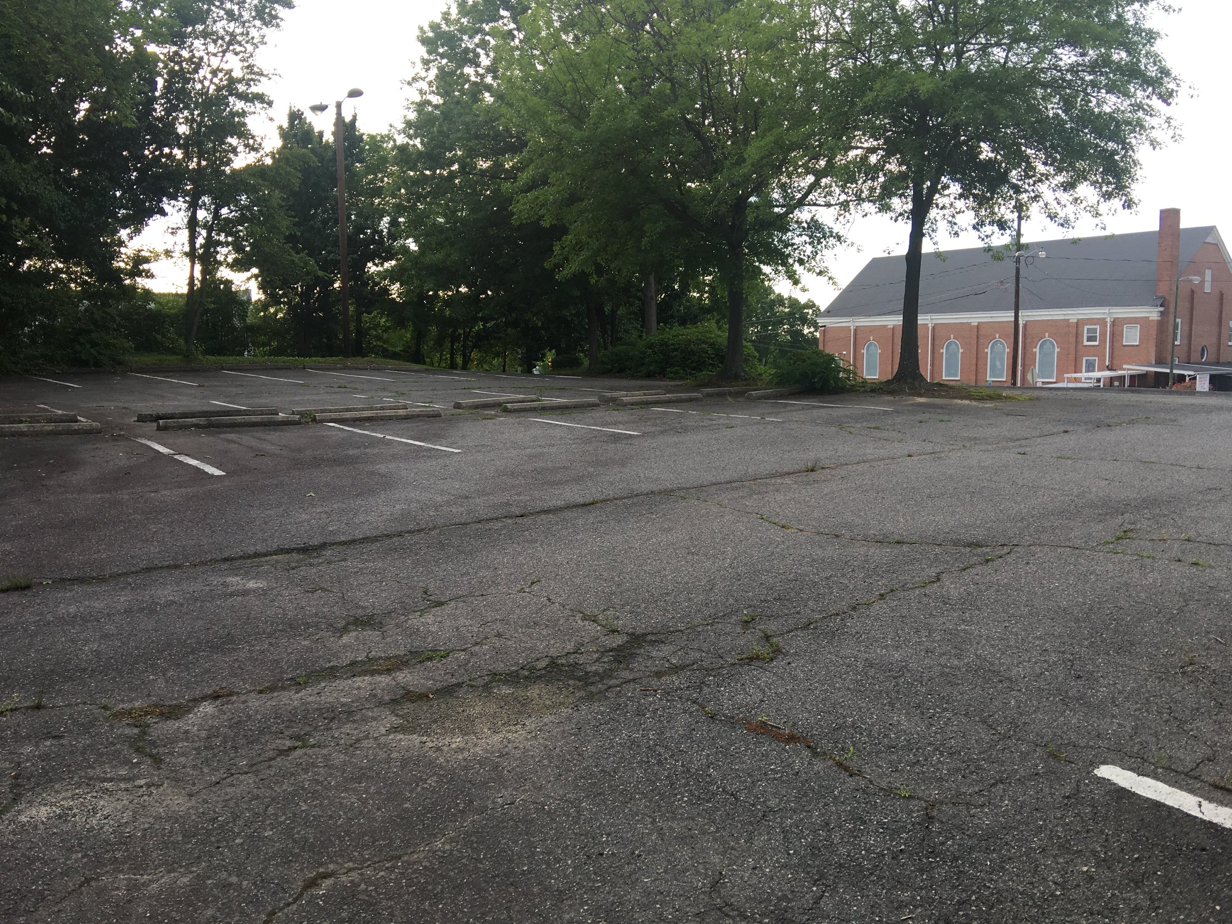 Parking lot 3/3 for Mount Vernon Baptist Church.