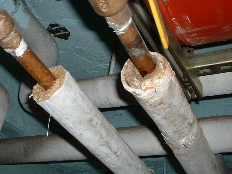 Identifying Asbestos Pipe Wrap in Older Homes