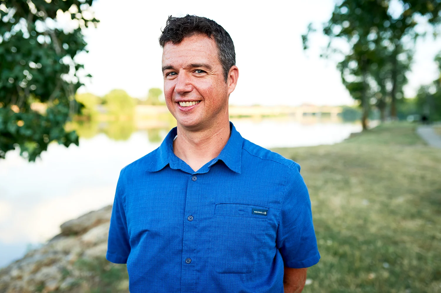 Blair Sutton . What is a favorite adventure in Kansas you have had? "My favorite happens when I sail into the sunset till I run out of water and sunlight. If I have timed it right, I tack to turn into a full moon rising and reflecting off the water."