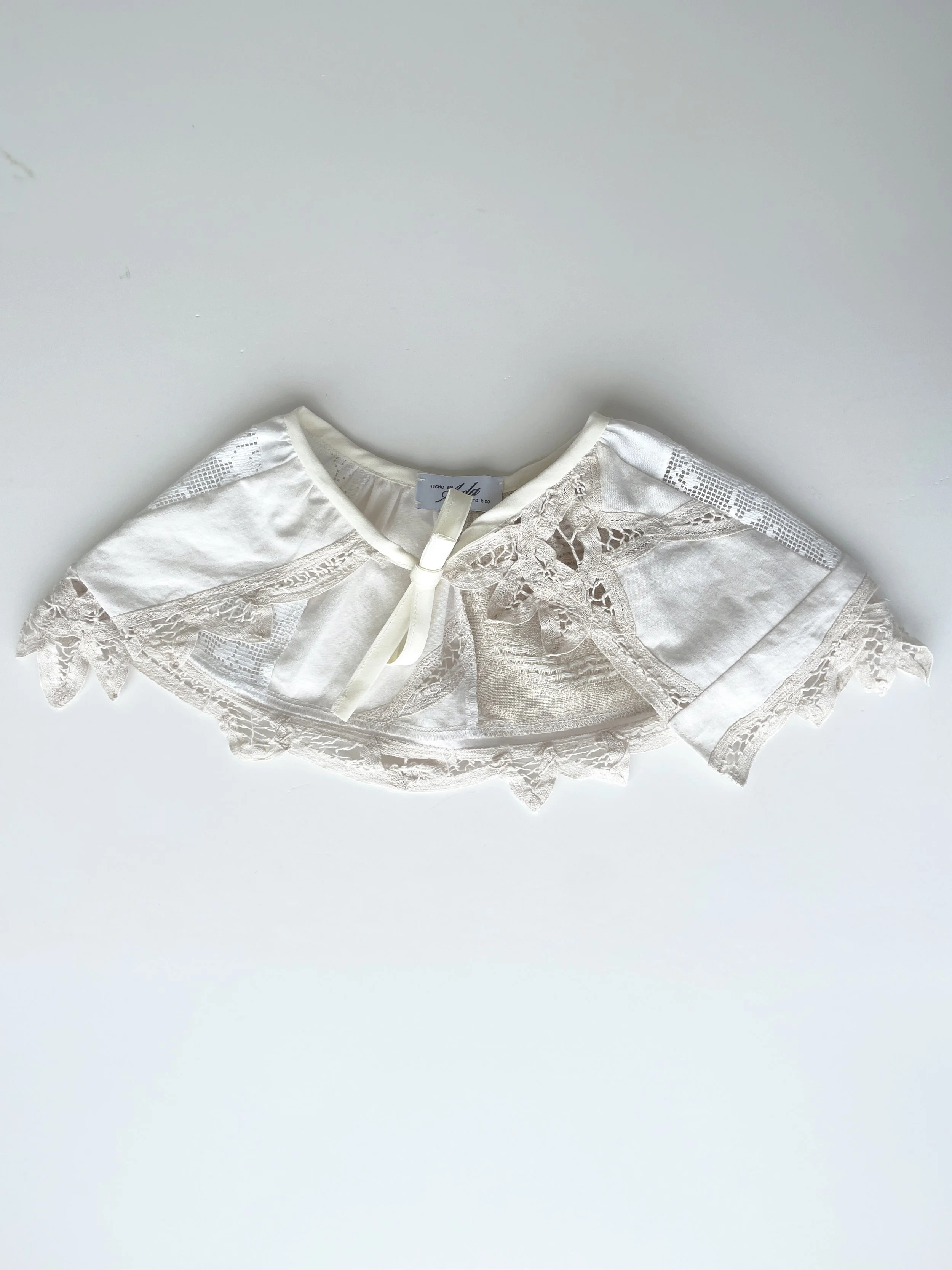 Fragmentos Collar  (Large - Cream and White)