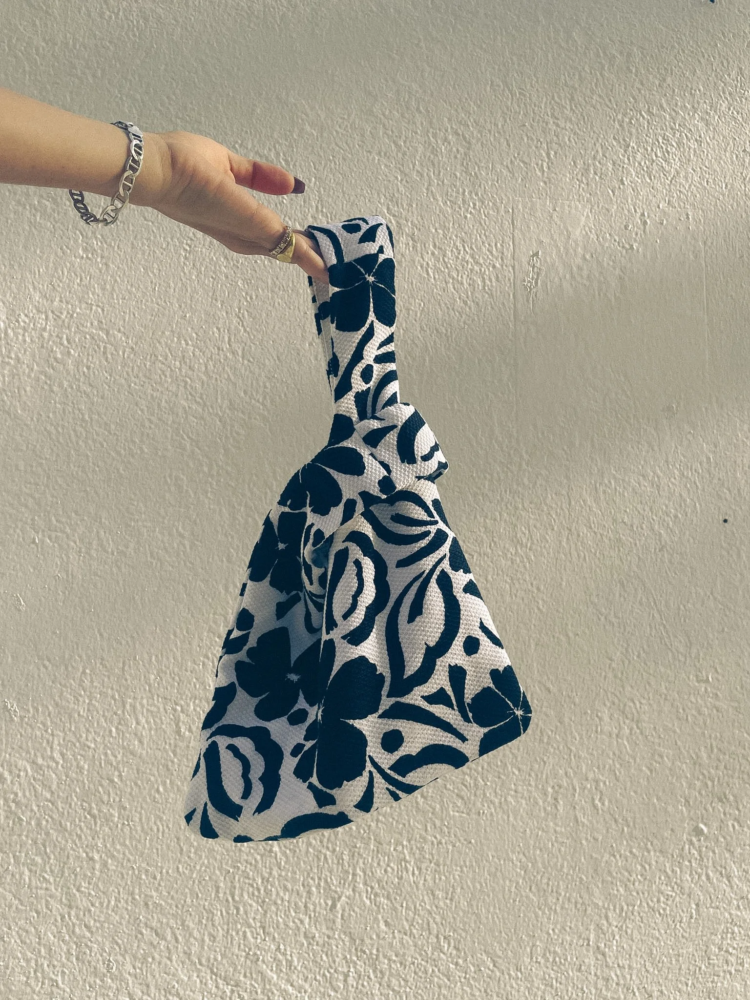 One-of-a-kind Sofia Pique Knot Bag