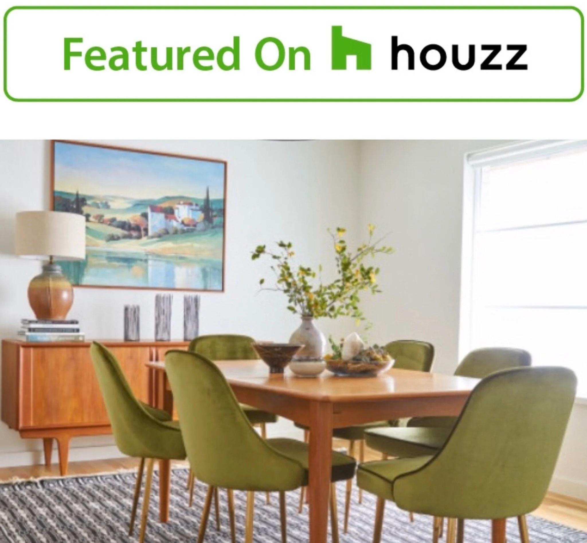 Featured On Houzz Editorial Idea Book “10 Delicious Dining Rooms”