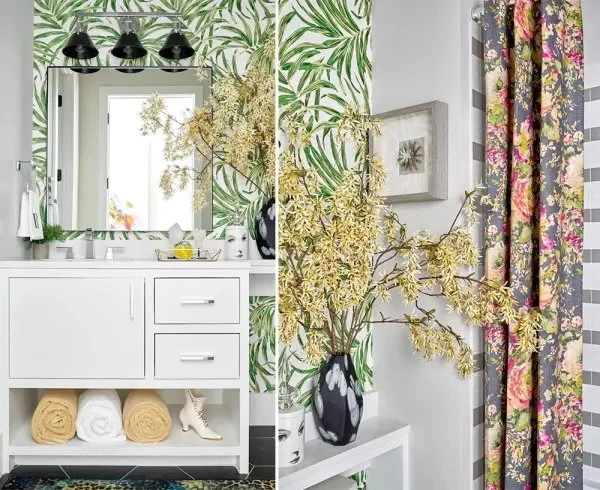 30 Ways Wallpaper for Bathroom Walls Instantly Transforms a Space