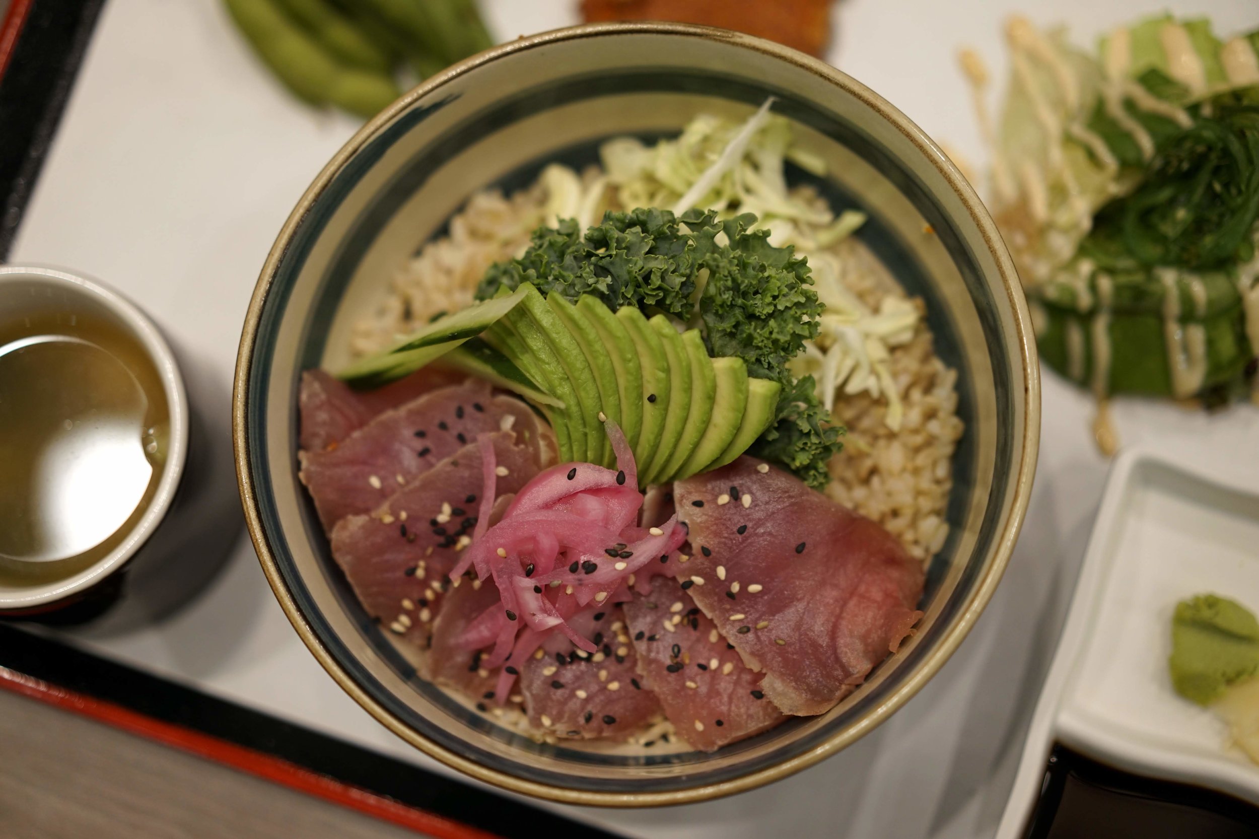 Seared Albacore Sashimi Bowl