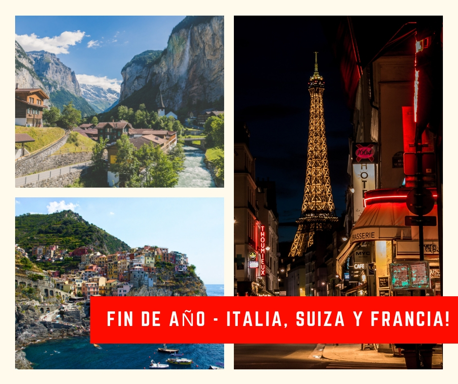Fin de año - Italia, Suiza y Francia 