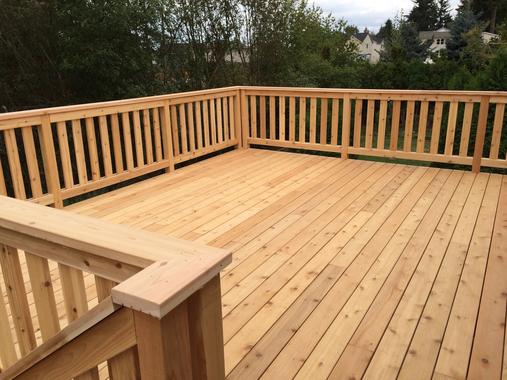   WOOD DECKING →  