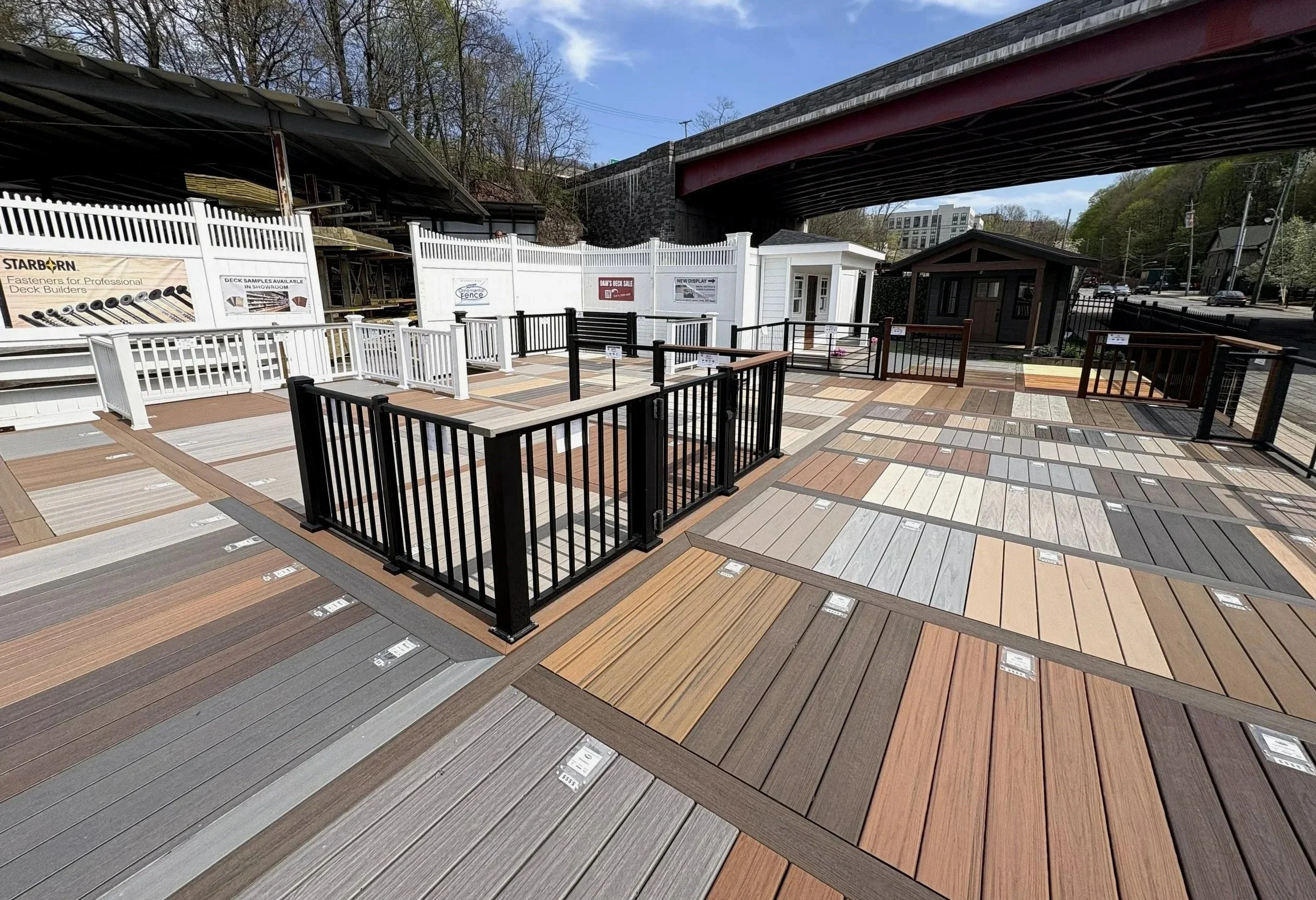 Explore Your Options on our Outdoor Deck Display