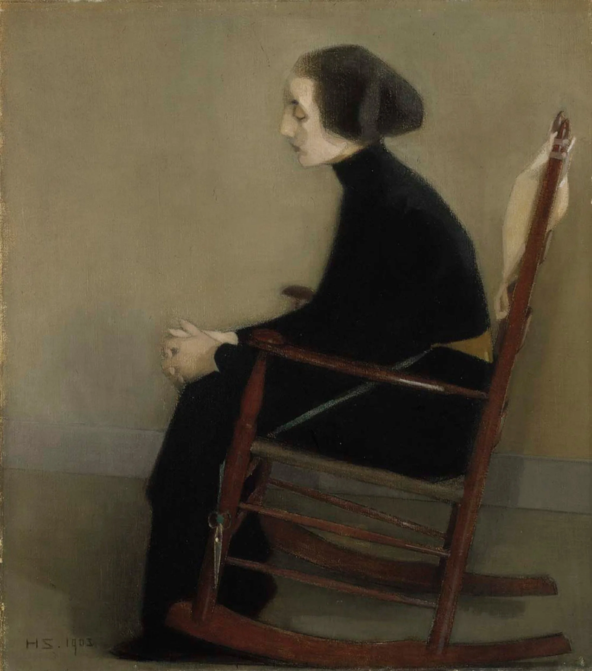 The Seamstress (The Working Woman), Helene Schjerfbeck Finnish National Gallery, 1905