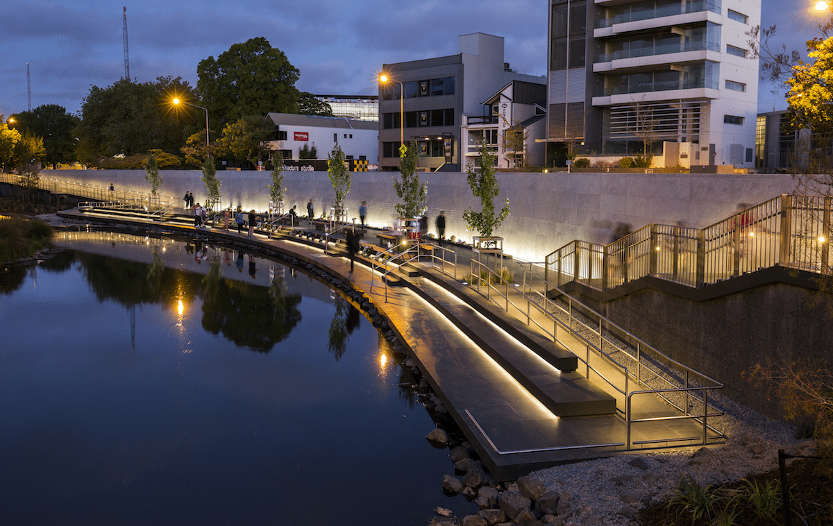 The Earthquake memorial in central Christchurch.