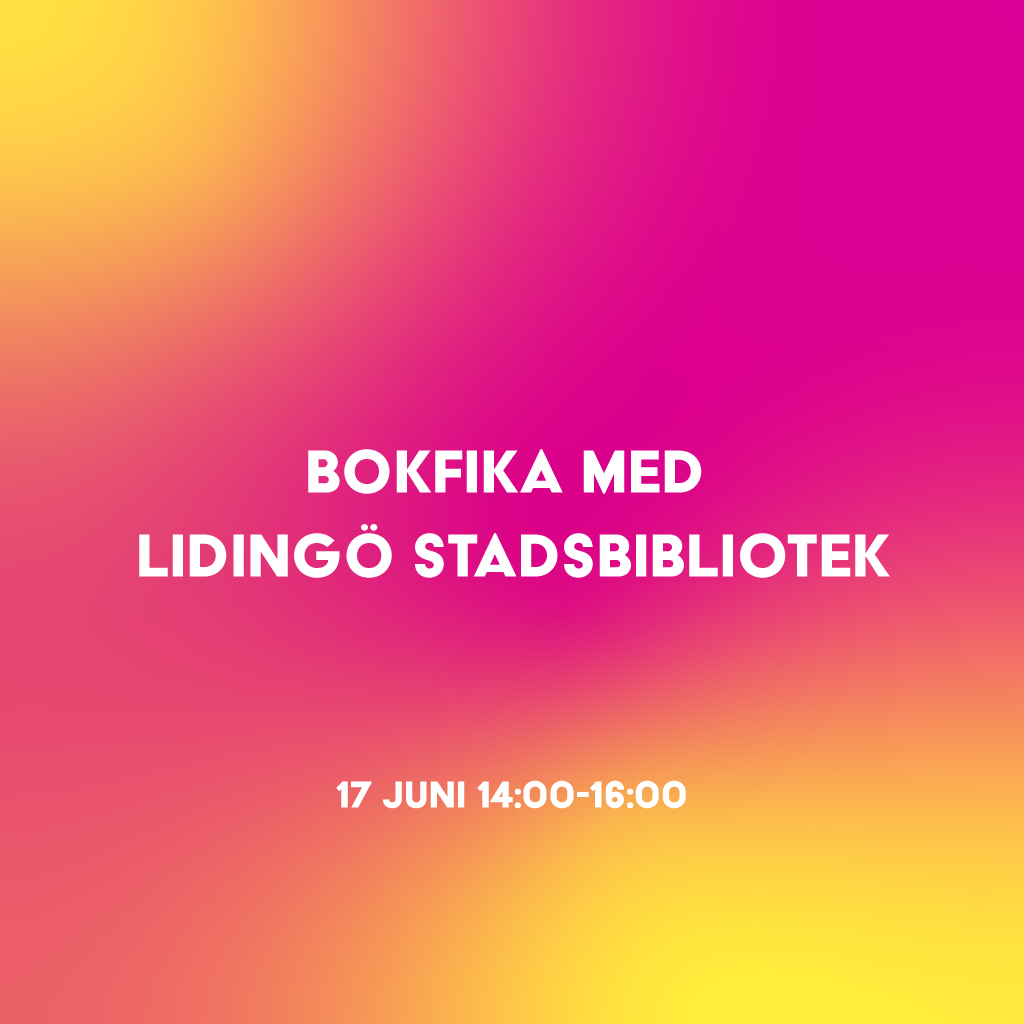 Bokfika med Lidingö Stadsbibliotek #1