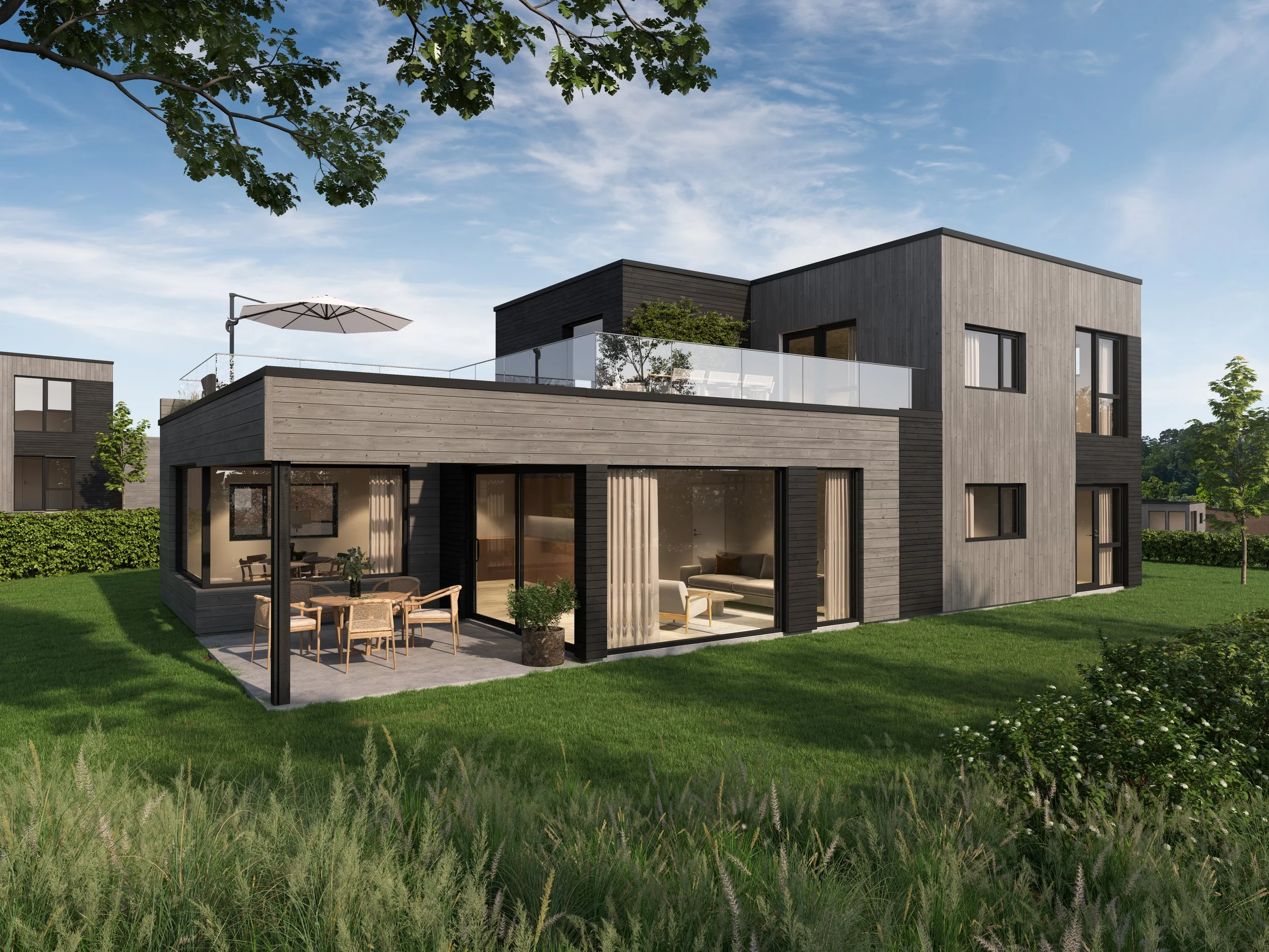 Viksefjorden Eksteriør_Vinkel Arkitekter_Garvik Gruppen_Enebolig_Boligfelt_Arkitektur_Nybygg_Modell 4 03.jpg
