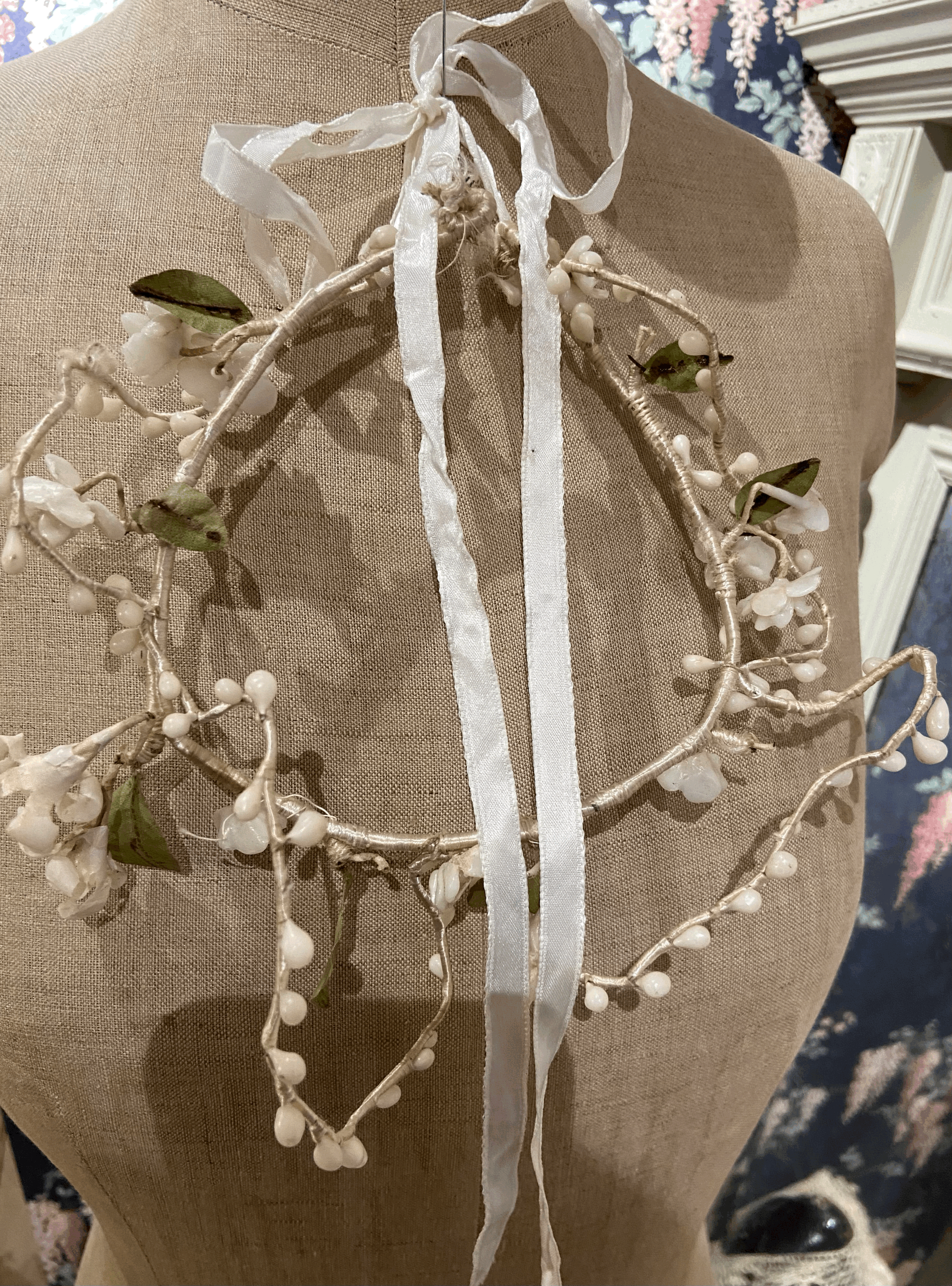 1920s wax head dress