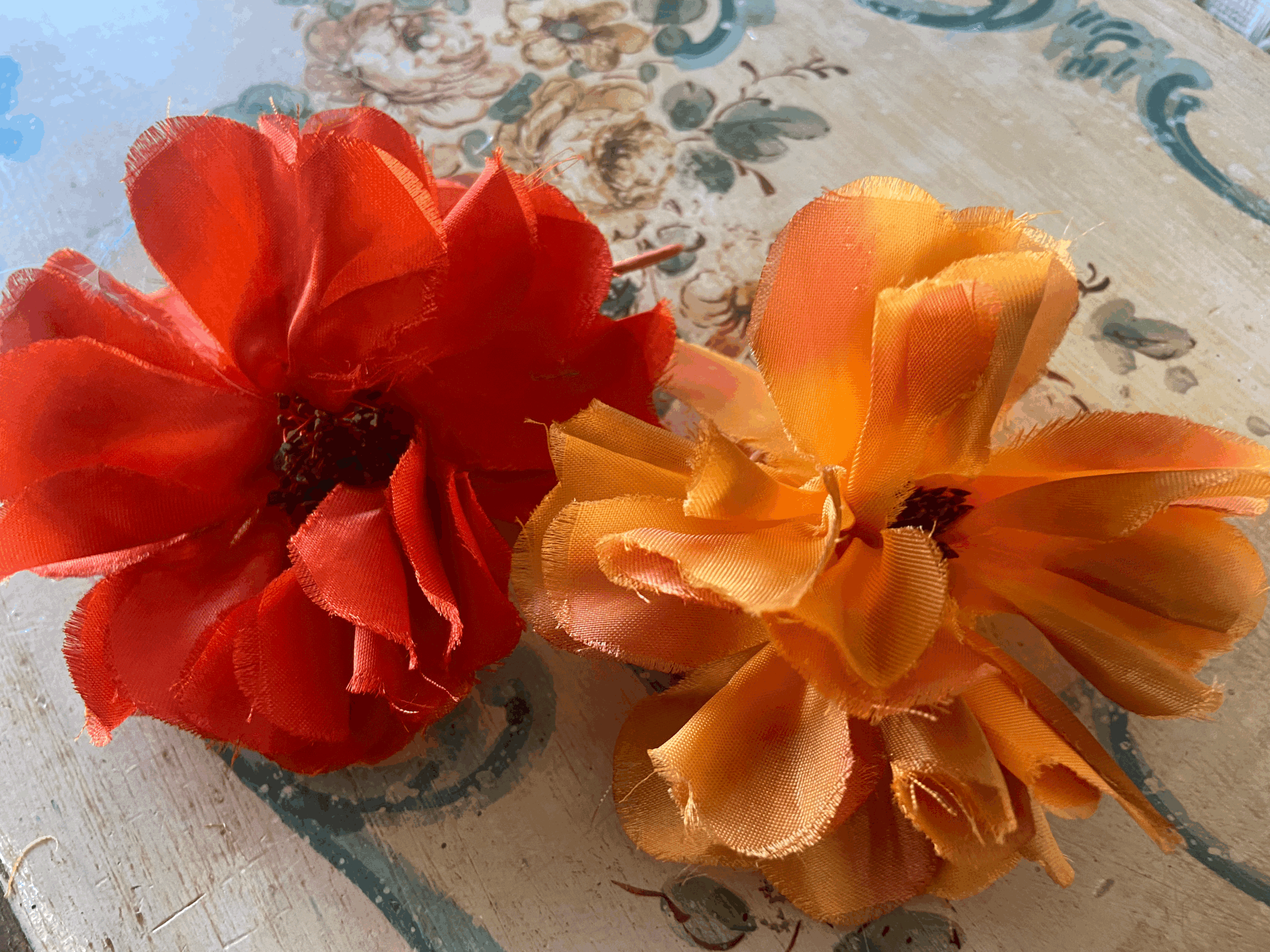 Vintage millinery flowers