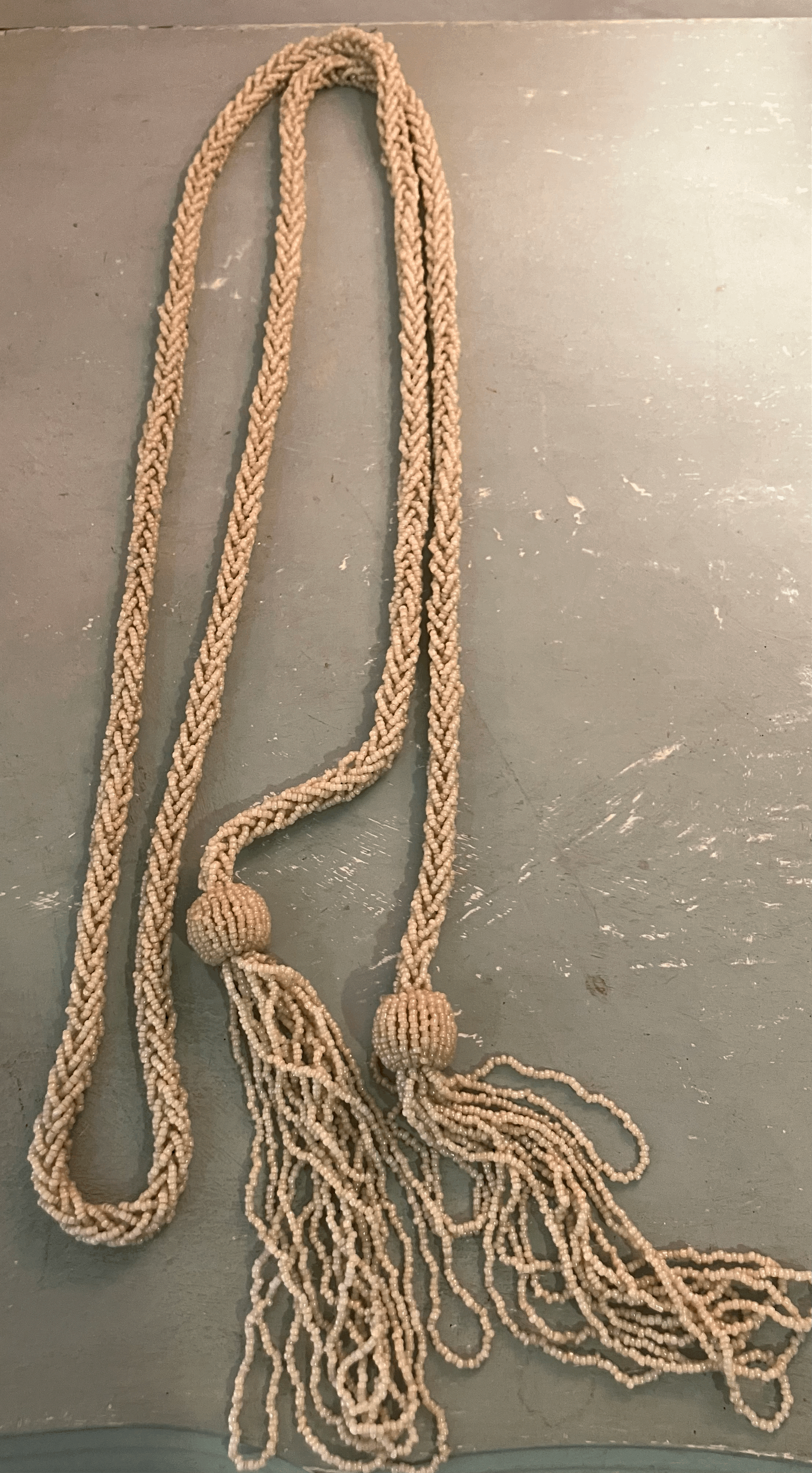 Original 1920s beaded belt/neck tie