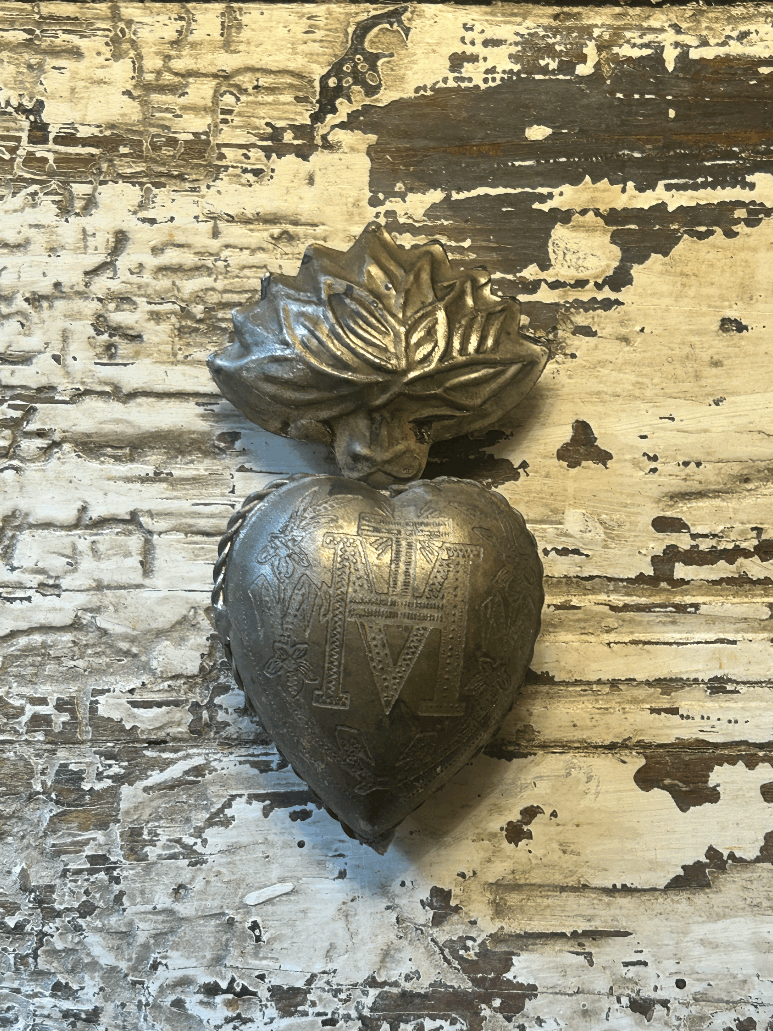 Flaming heart ex voto