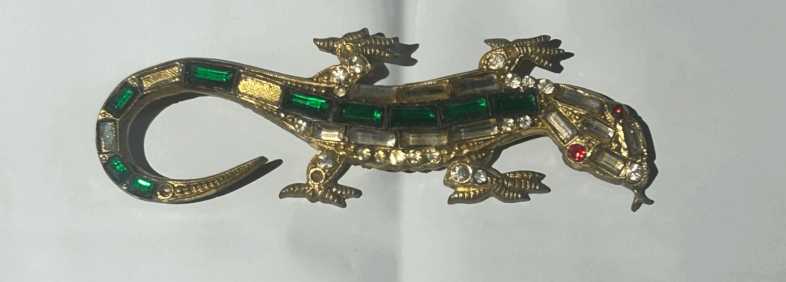 Vintage Lizard brooch