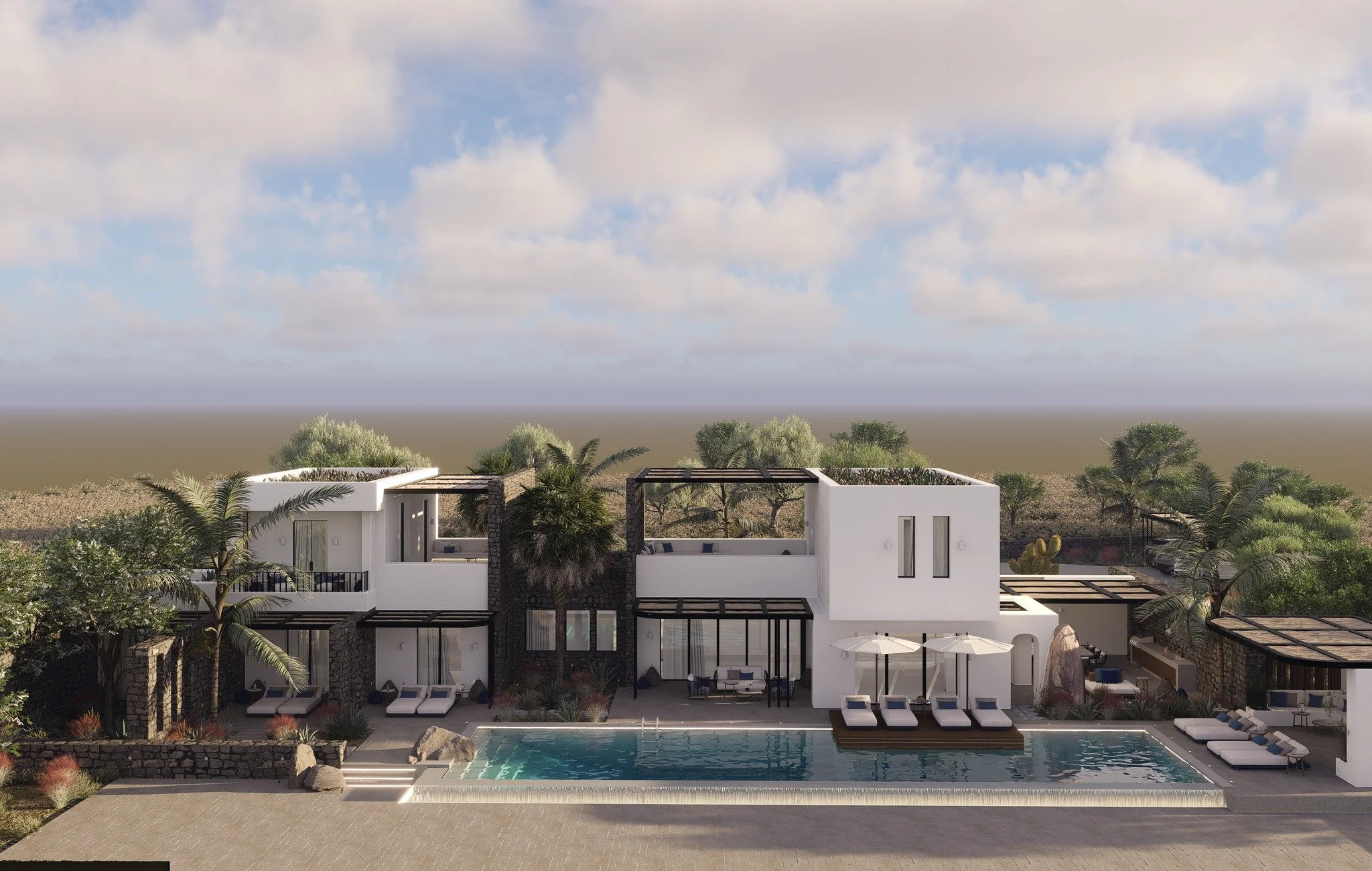 Nestled in the serene coastal setting of Ambelas, this luxury villa&mdash;currently under construction and scheduled for delivery in 2026&mdash;embodies refined Cycladic architecture and exceptional elegance, set on a private 8.114 sq.m. plot (5.700 