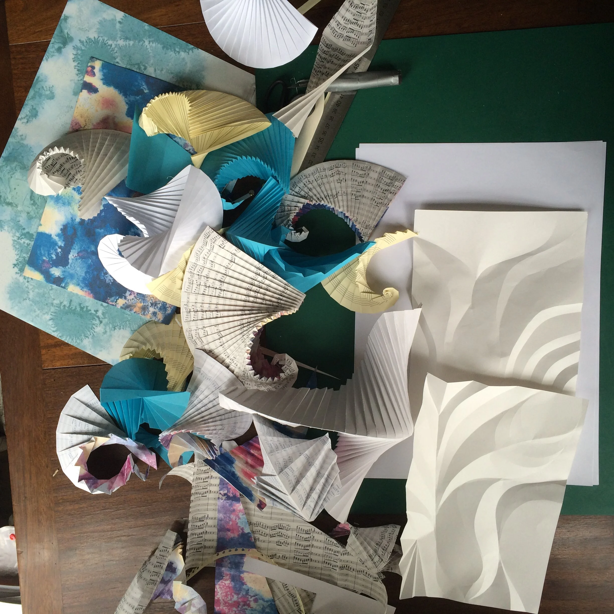 「PAPER IN DESIGN」 NMC Next Wave - Origami Model & CD cover design — Kat Flint