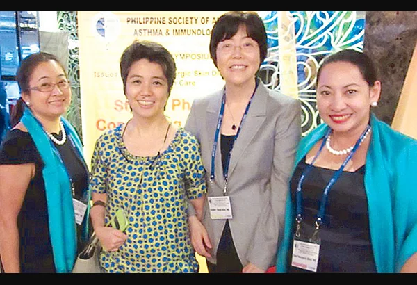 Dr Joanne Kwak-Kim (2nd from right), director of reproductive medicine of the Chicago Medical School of Rosalind Franklin University of Medicine and Science