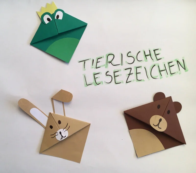Tierische Lesezeichen