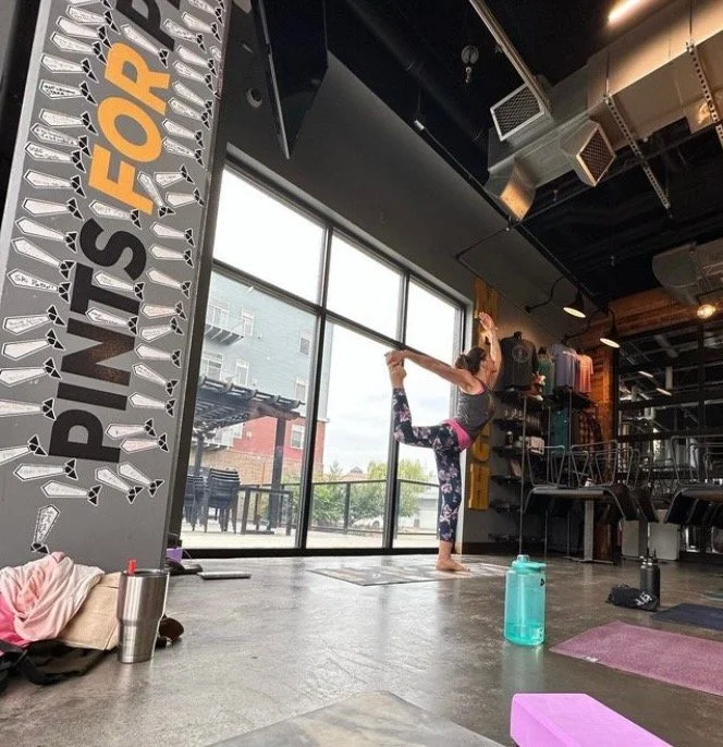 Bendy Beer and the Big Guy with Wildflower Yoga 