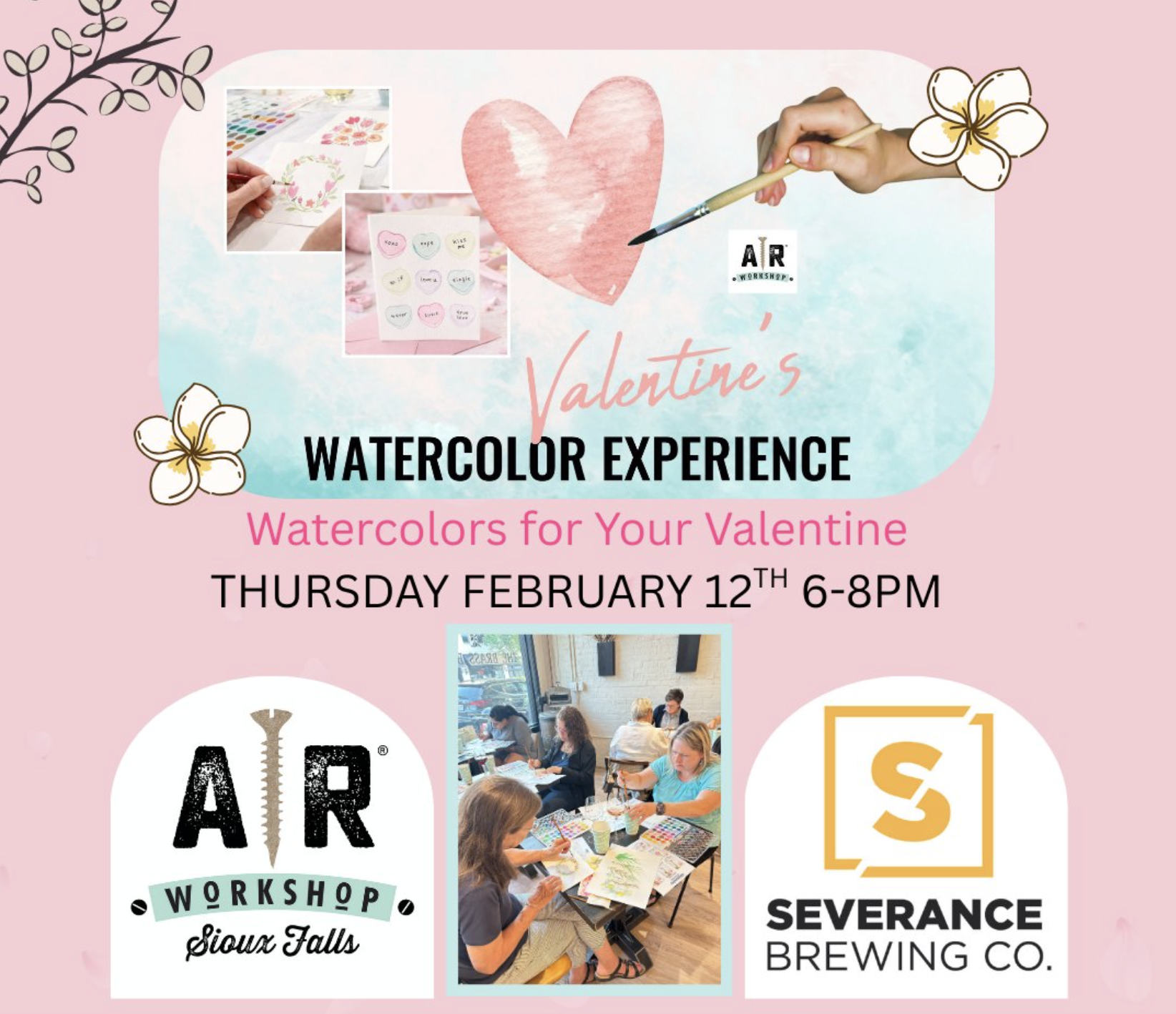 AR Workshop: Valentine's Watercolor Experience