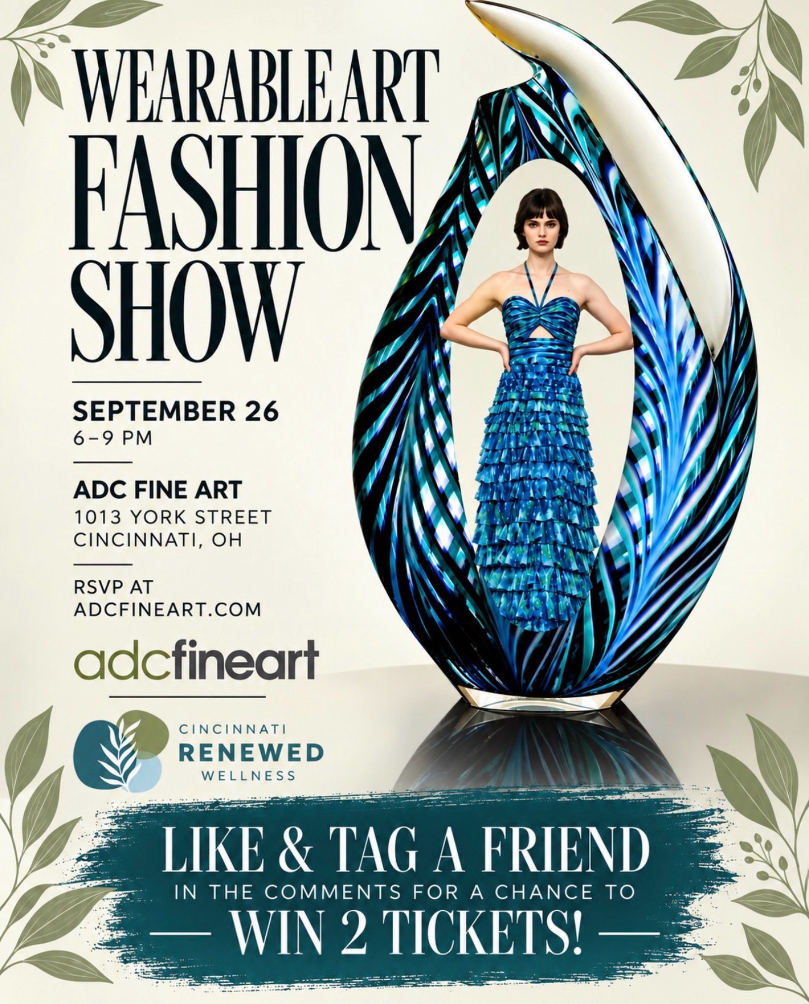 Join us for a night of art, fashion and community! ✨👗

One of our goals at Cincinnati Renewed Wellness is to get out into our community, normalize conversations around mental health and make resources feel more approachable and accessible. And this 