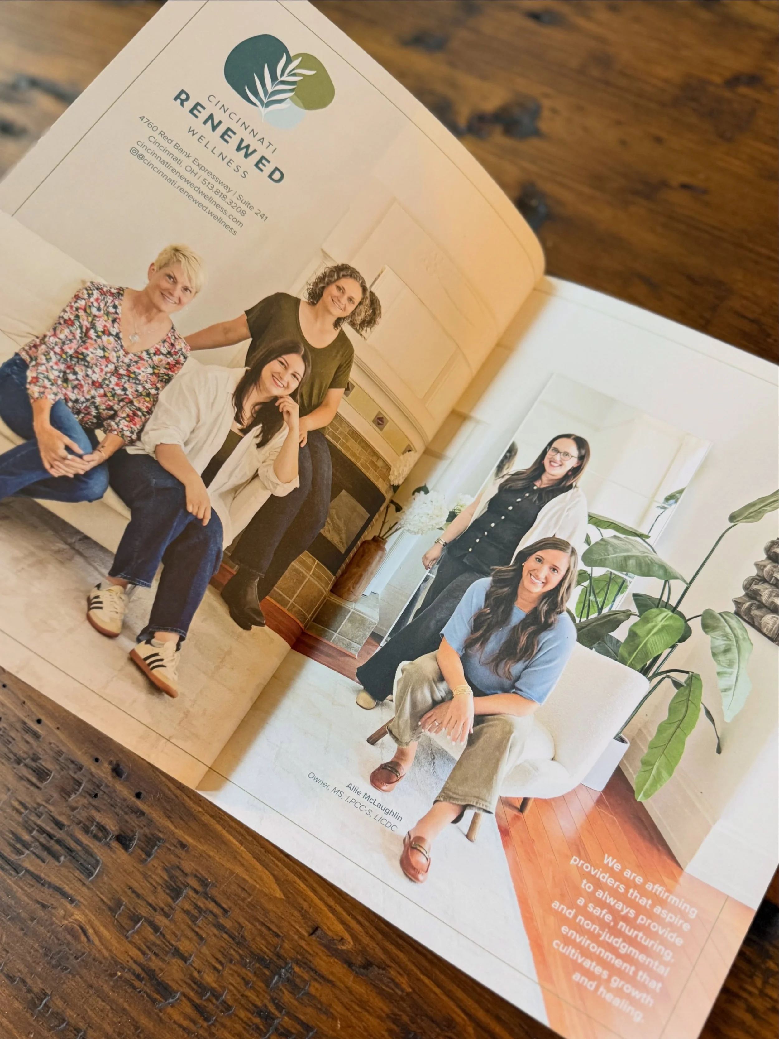 Celebrating community and connection! 🌱🤍

Over the weekend, we attended the launch of Volume 11 of @tsgcincinnatinky, which is hitting shelves this week! We&rsquo;re honored that Cincinnati Renewed Wellness was scouted and selected to be featured i