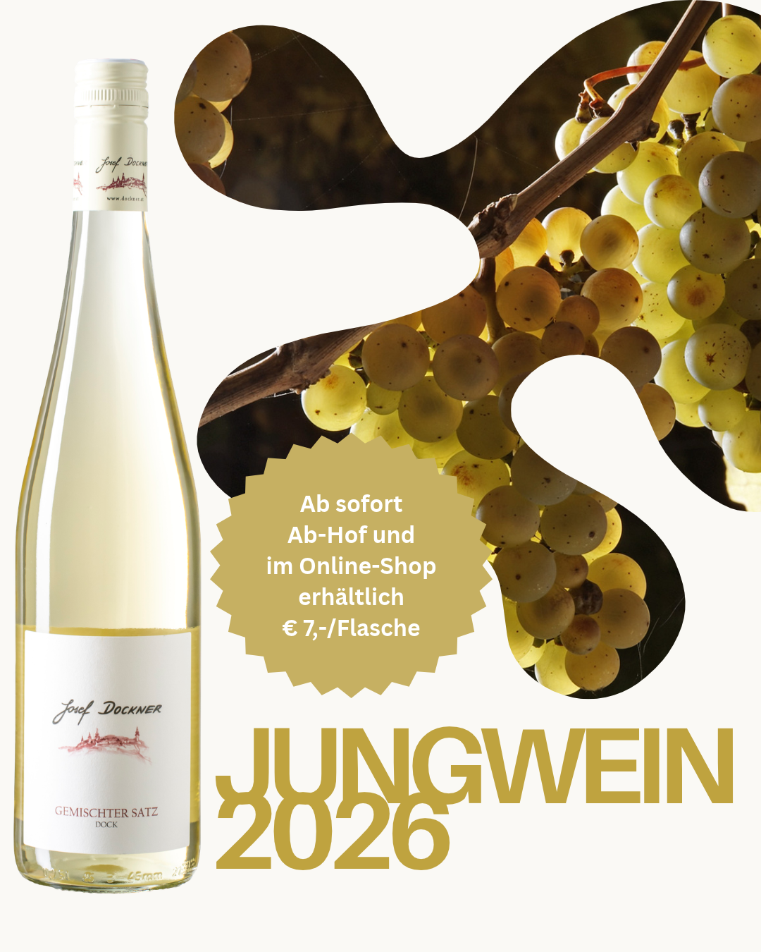 UNSER JUNGWEIN IST DA