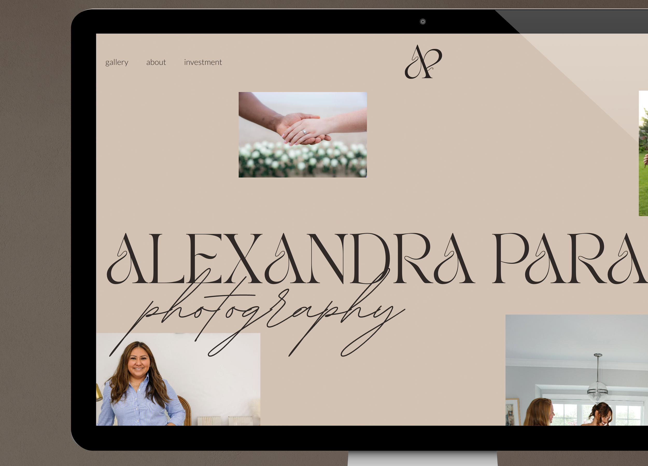 Alexandra Parado Photography Website + Branding