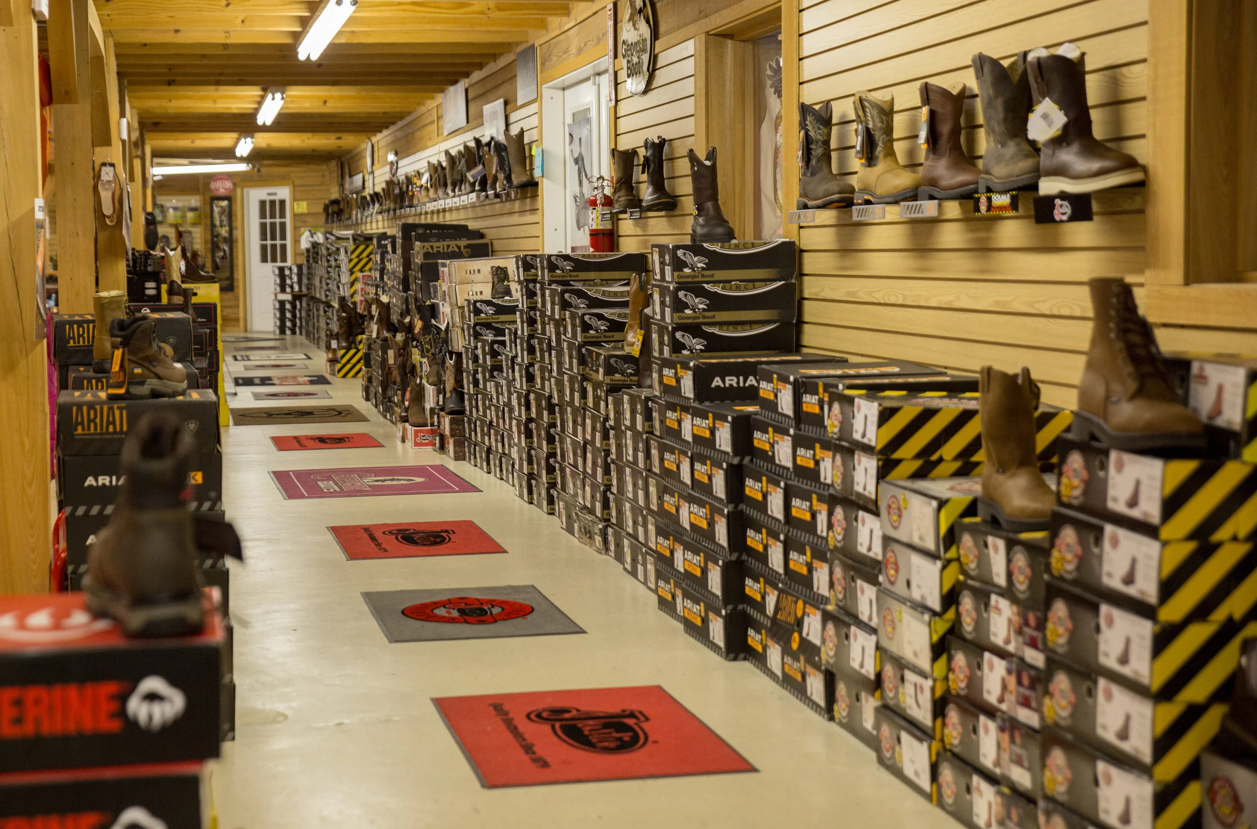 Our expansive boot selection includes brands such as Ariat, Justin, Georgia Boot, and more.