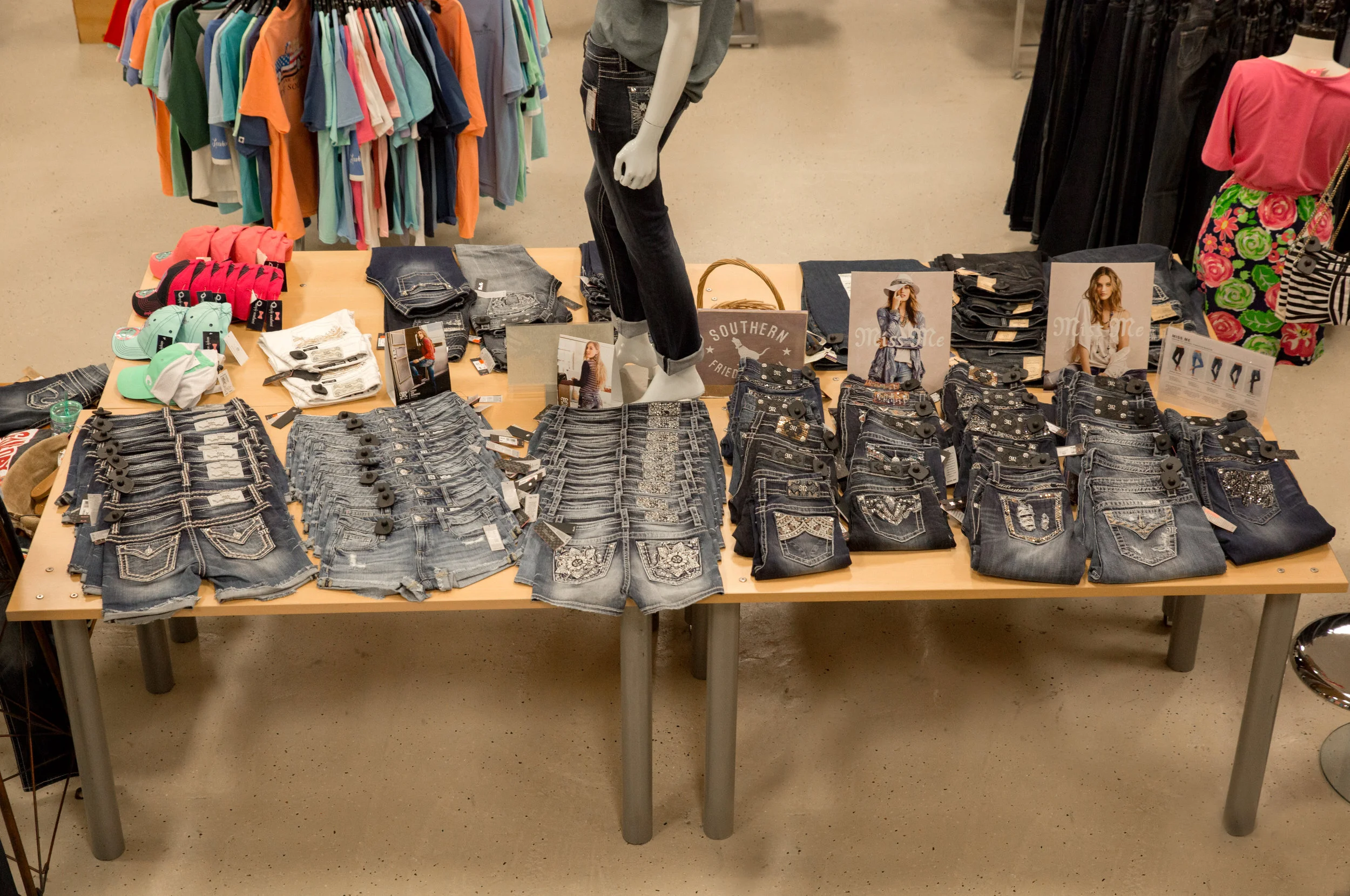 Seasonal Favorites such as Miss Me shorts!