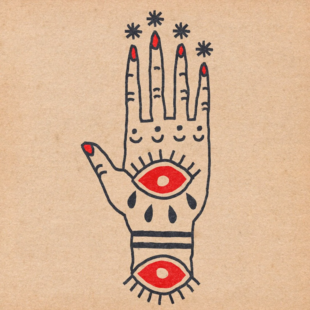 The Human Experience, hand tattoo flash by flash boom bang tattoo