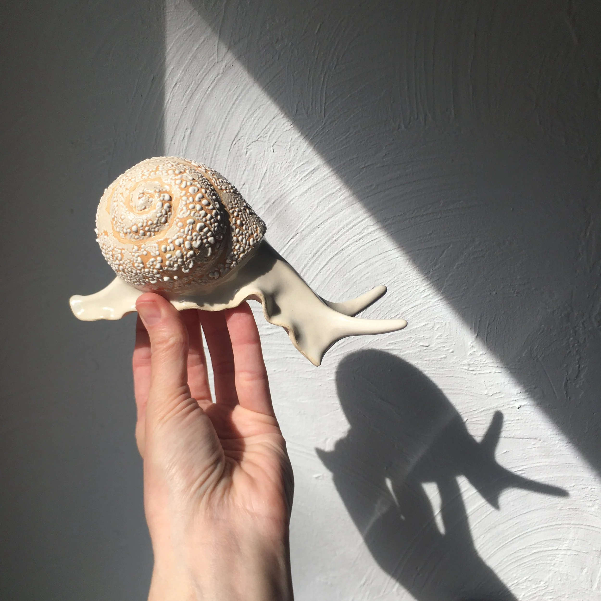 Curious Snail (edge, right facing swirl)