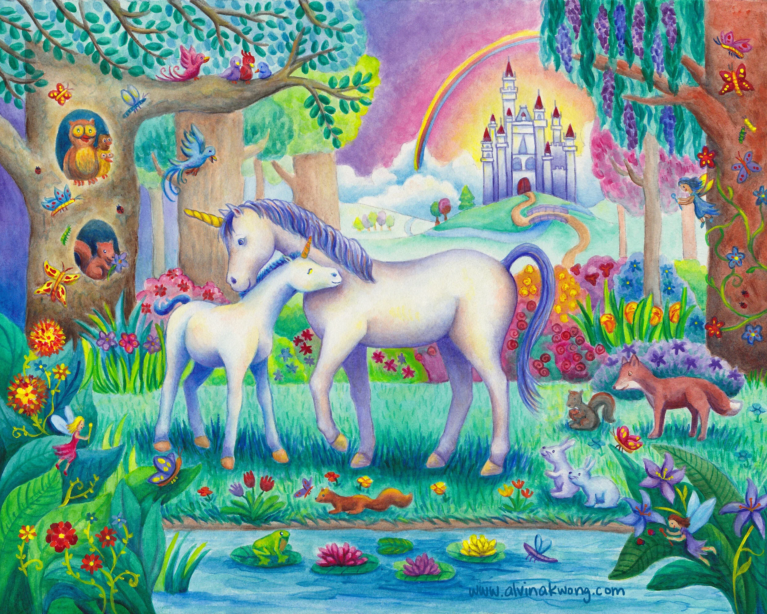 Unicorn Foal Castle