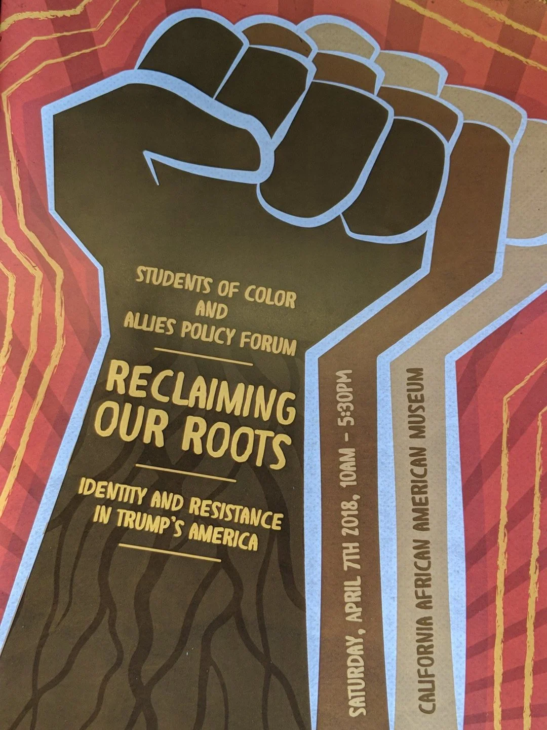 Students of Color and Allies Policy Forum: Reclaiming our Roots
