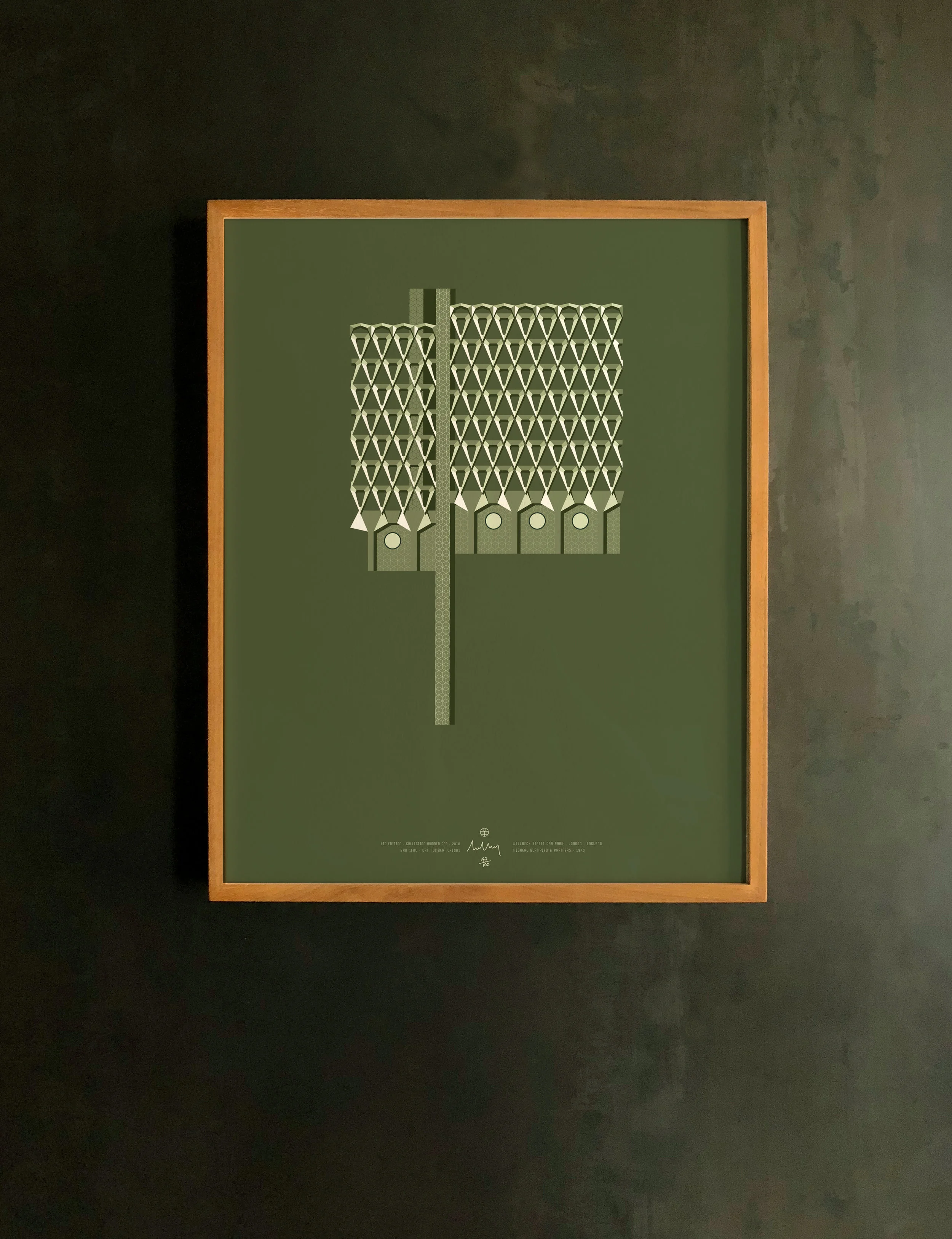 Lee Iley Welbeck Street Carpark Print