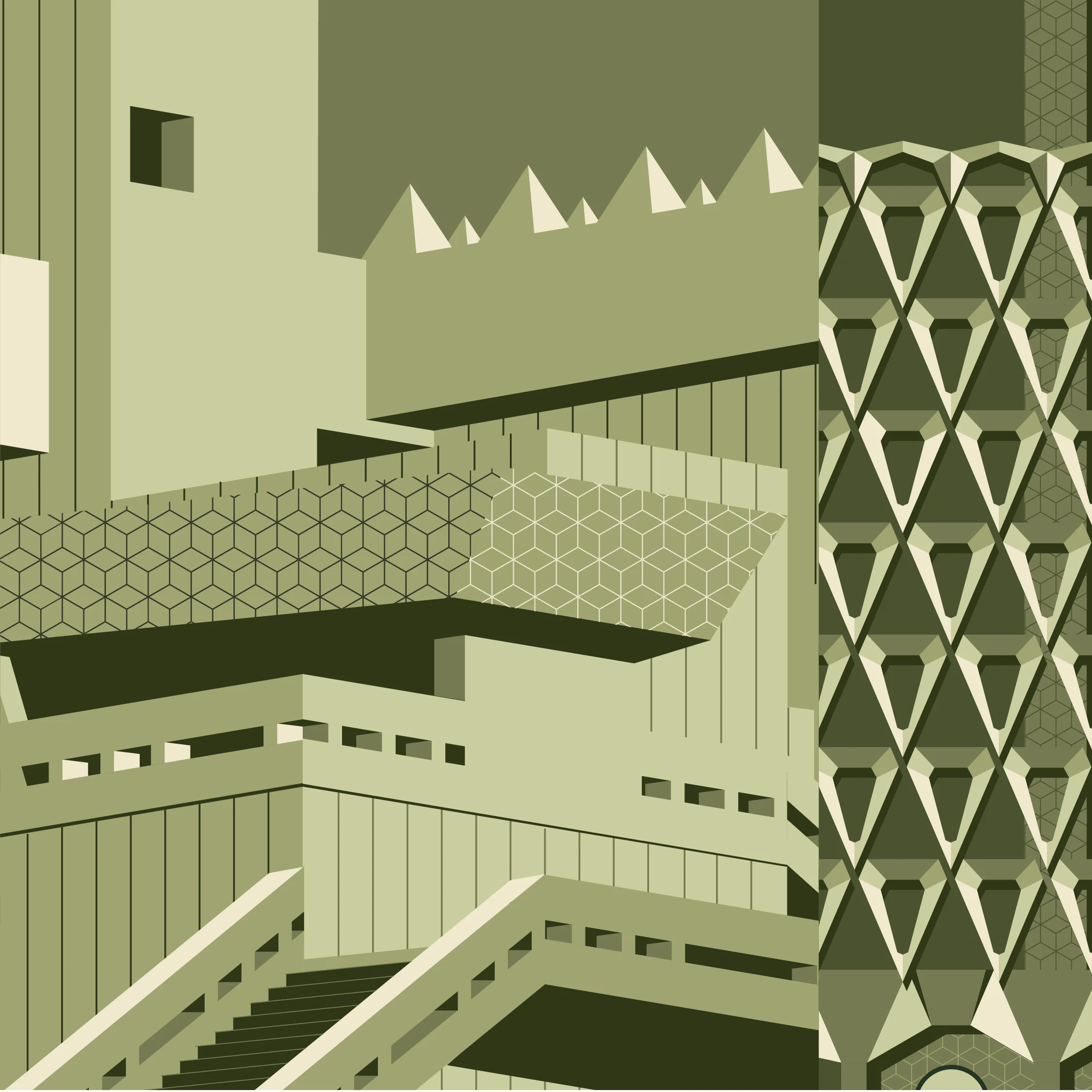 Brutalist Poster Detail