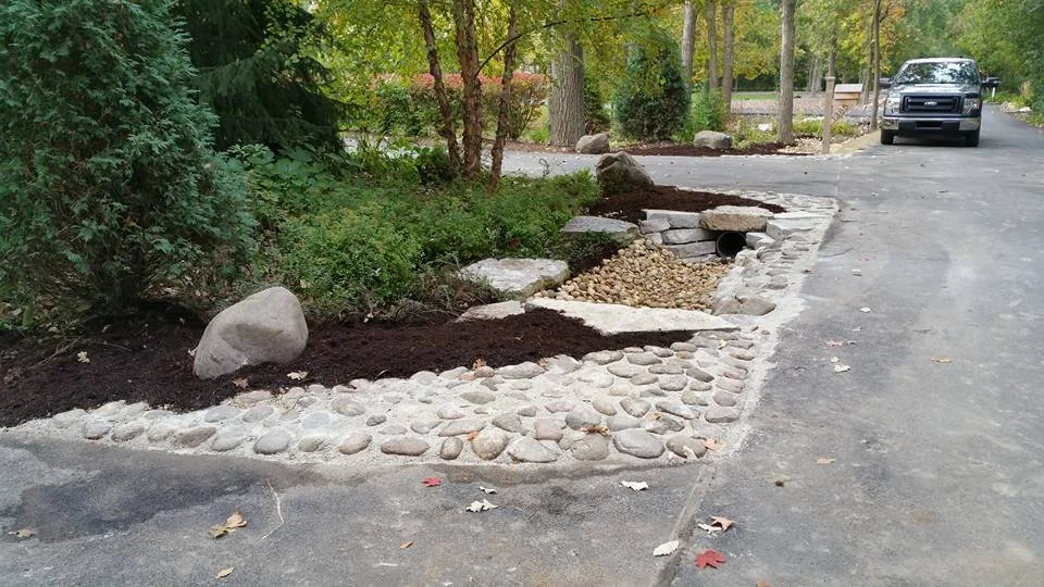Achieving a Natural Landscape Design With Boulders and 3 Other Features in Wilmette IL and Lake Forest IL Areas
