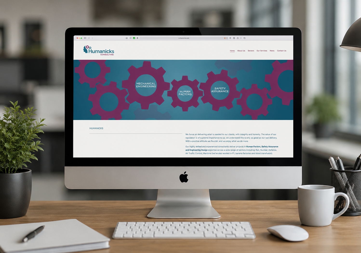 Humanicks User Centrics Website