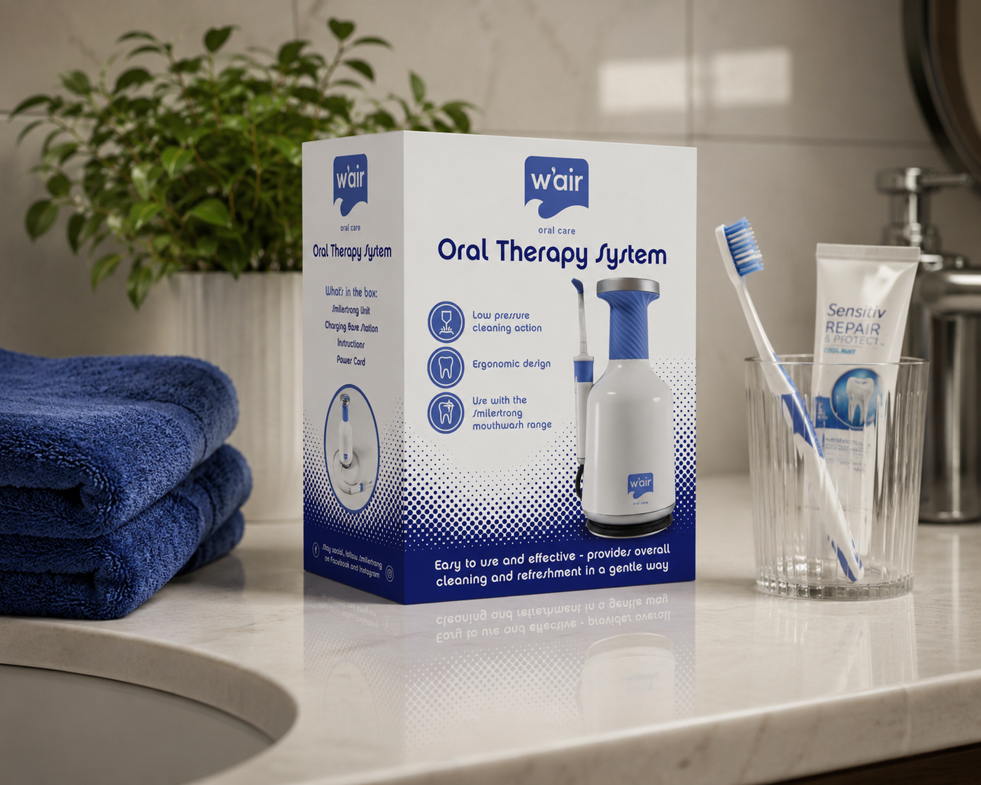 Design and artwork for w'air Oral Therapy System