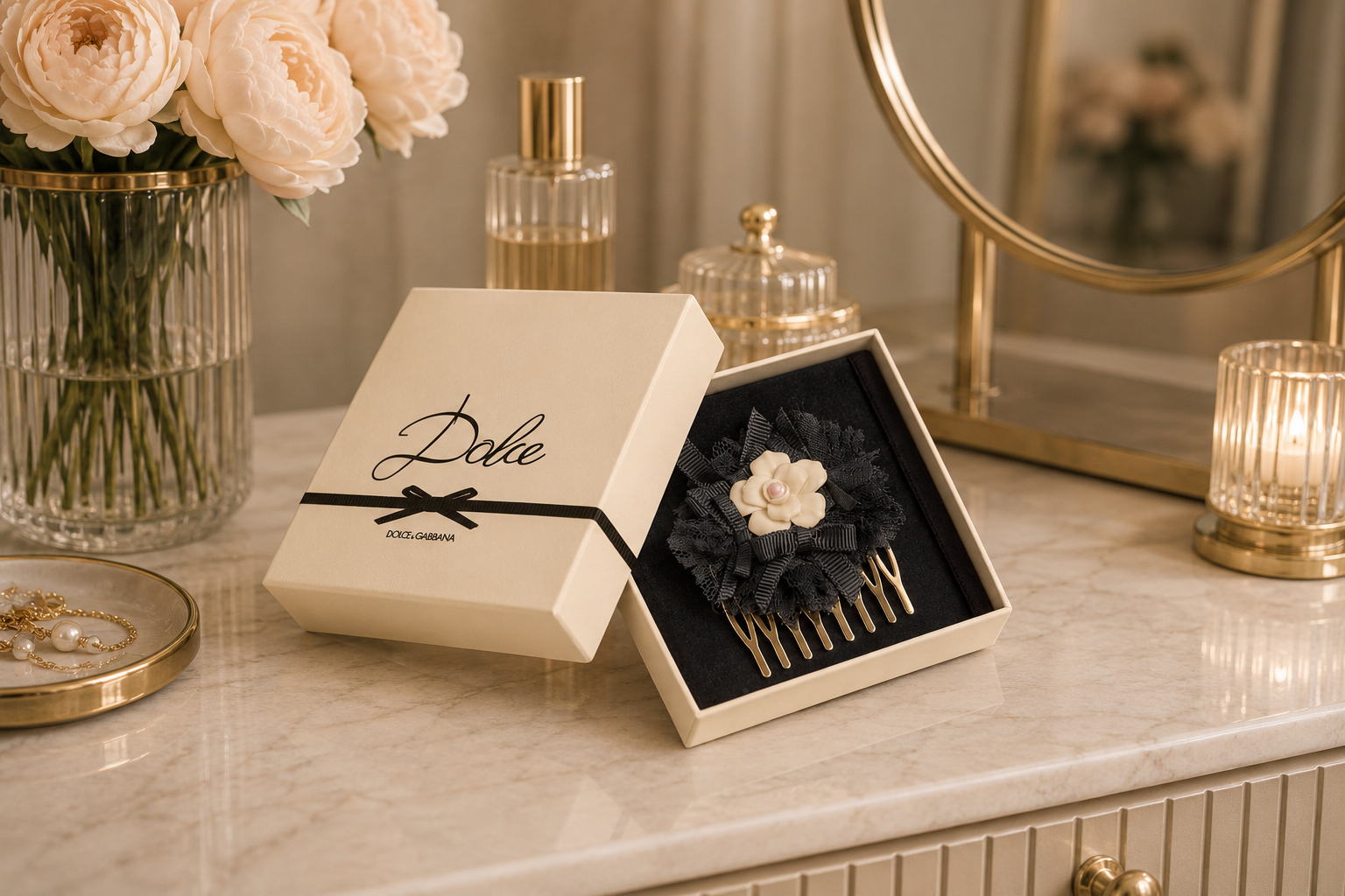 Gift with purchase concept visuals for Dolce & Gabbana Dolce launch