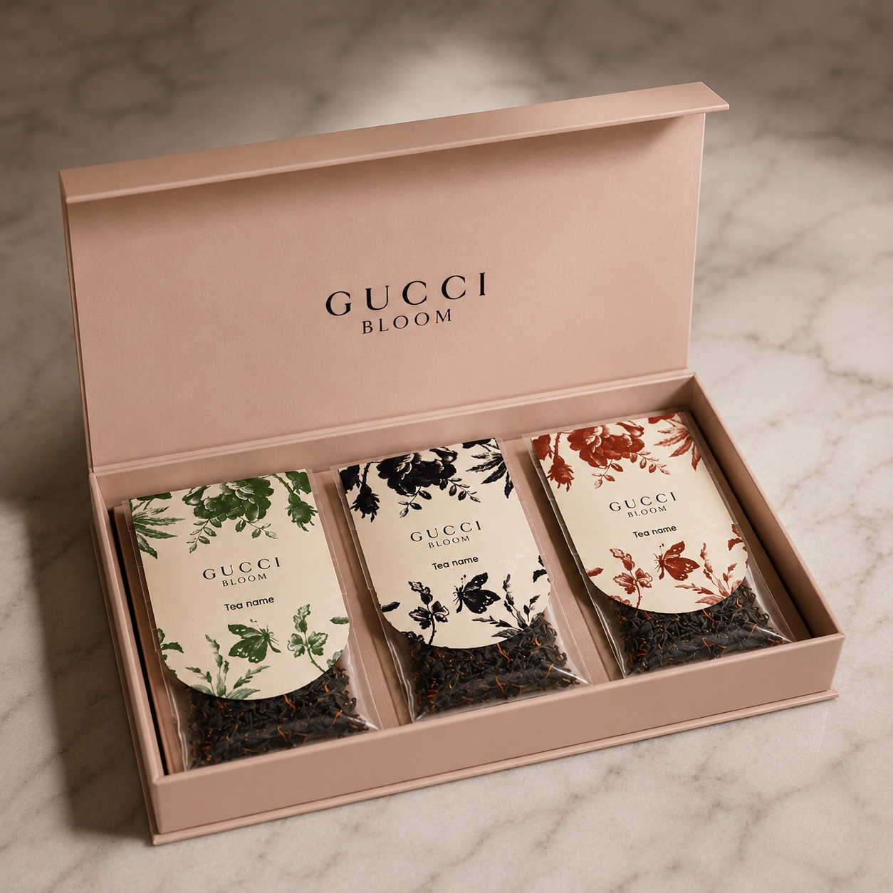 Gift with purchase concept design for Gucci Bloom