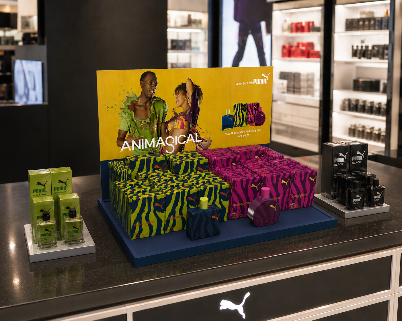 Counter display for Puma Animagical