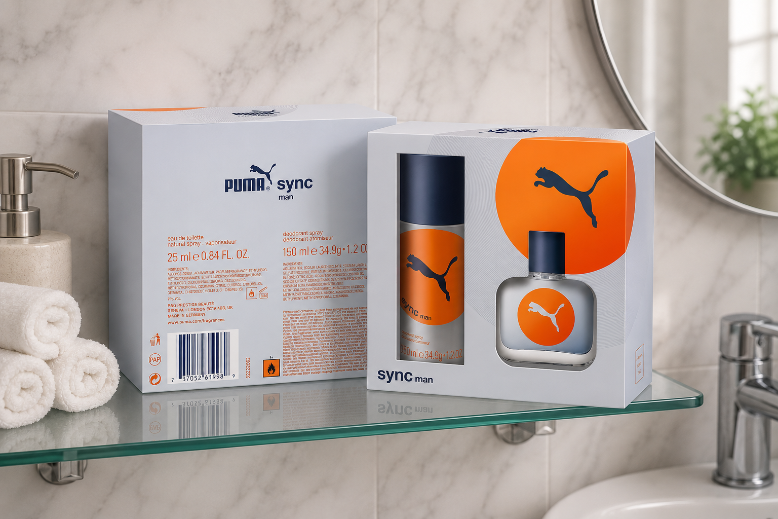 Giftset design for Puma Sync